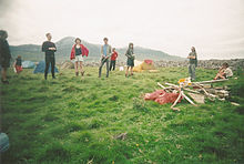 Artists on Dorinish island, summer 2011 Aerialblue9.jpg