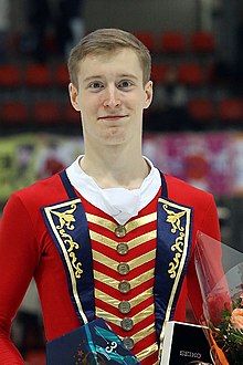 Alexander Samarin no Internationaux de France 2018 - cerimônia de premiação.jpg