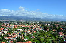 Panorama del territorio amegliese dal borgo medioevale