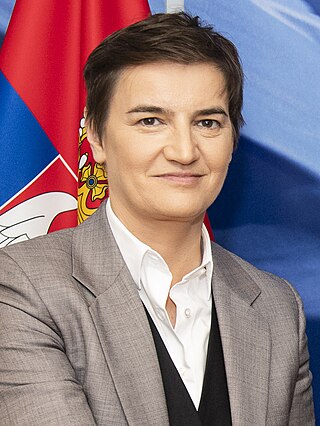 <span class="mw-page-title-main">Ana Brnabić</span> Serbian politician (born 1975)