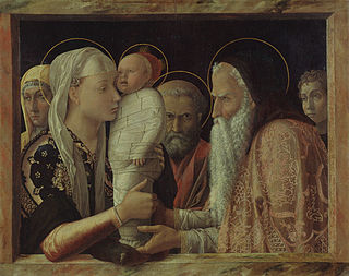 <i>Presentation at the Temple</i> (Mantegna) Painting by Andrea Mantegna