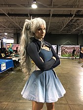 Breathelifeindeeply as Weiss from RWBY.