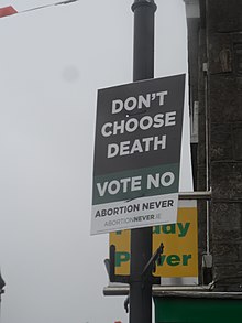 Anti-abortion poster in Trim, County Meath Anti abortion poster, Ireland.jpg