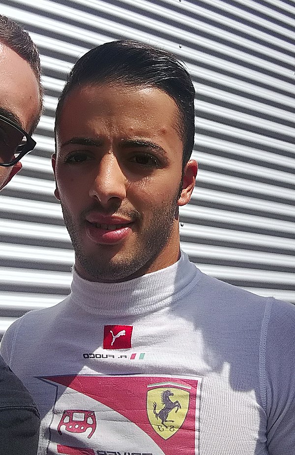 Antonio Fuoco at Vallelunga circuit in 2018