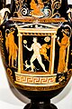 Apulian red-figure volute-krater - RVAp extra - youth and dog in naiskos - Roma MNR MdAS - 04