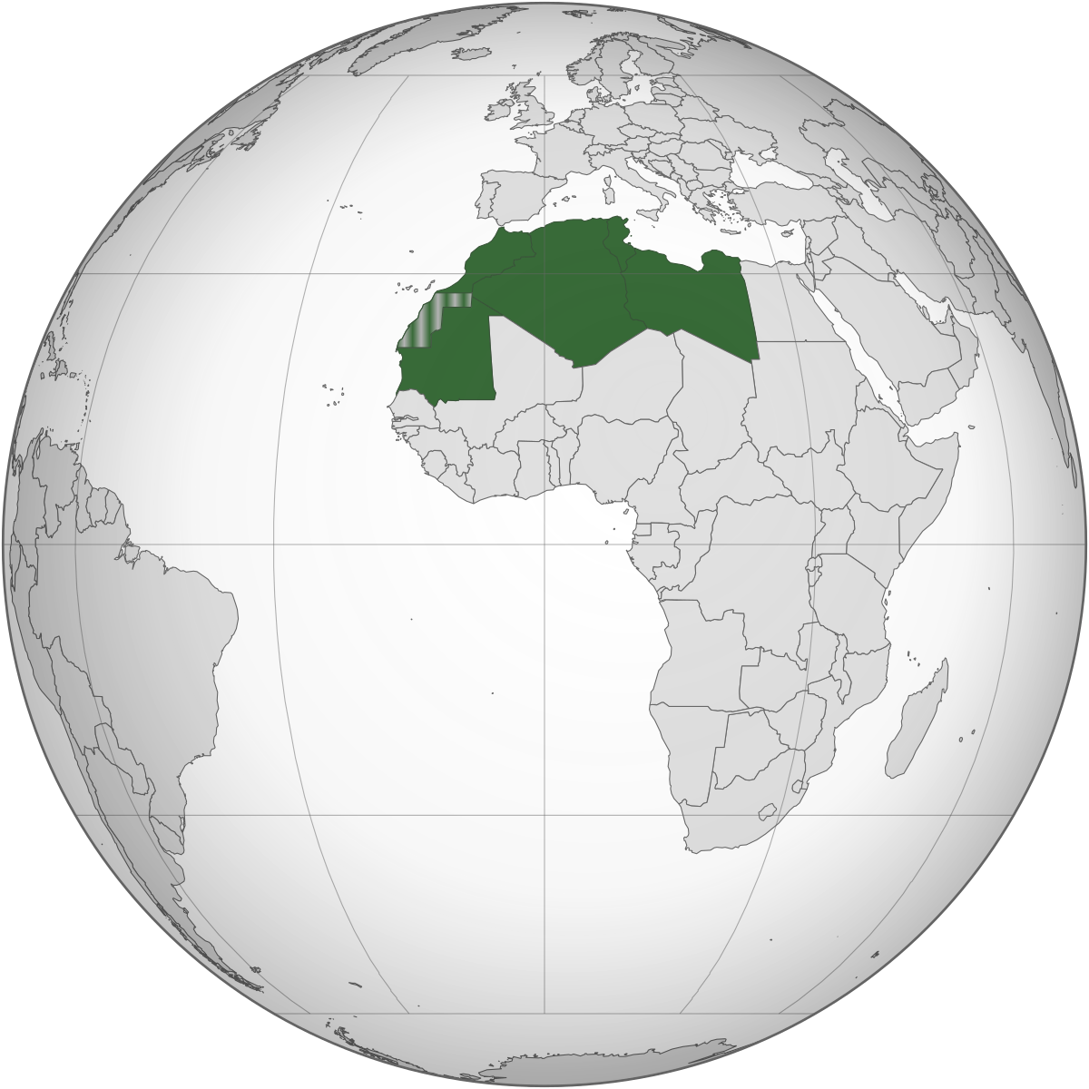 carte des pays du maghreb Maghreb — Wikipédia