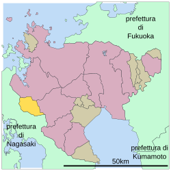 Nishimatsuura - Harta