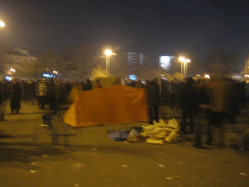 File:Armenian Presidential Elections 2008 Protest Day 3 - Opera Square.jpg