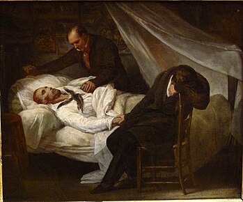 La mort de Théodore Géricault .