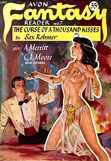 "The Curse of a Thousand Kisses", a short story published in one of Sax Rohmer's collections, was later republished in a 1948 issue of Avon Fantasy Reader. Avon Fantasy Reader 7.jpg