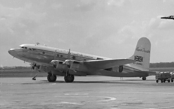 Avro 688 Tudor 4B Super Trader freighter, similar to Star Tiger and Star Ariel