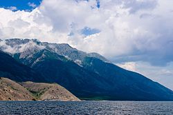 Baikal-Lena Cagar Alam, di pantai barat laut dari Danau Baikal di Kachugsky Kabupaten