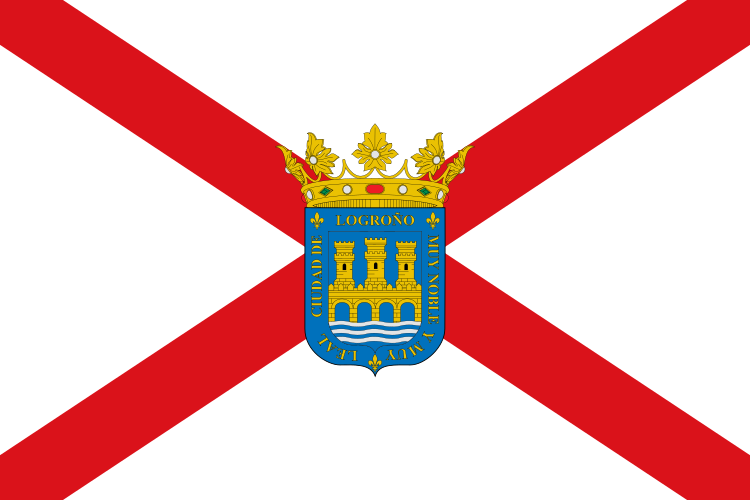 File:Bandera de Logroño.svg