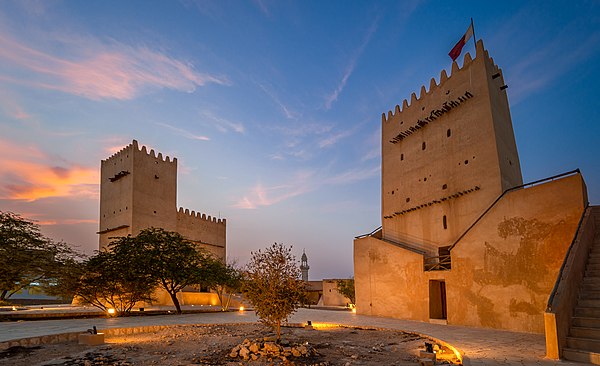 Barzan Towers are watchtowers that were built in the late 19th century and renovated in 1910 by Sheikh Mohammed bin Jassim Al Thani