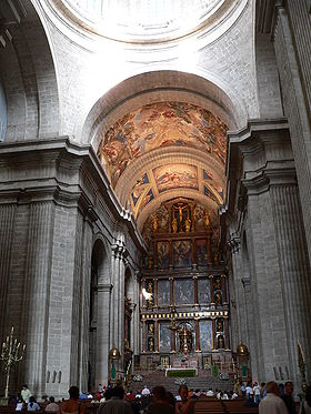 Resultado de imagen de MONASTERIO DE SAN LORENZO DEL ESCORIAL IGLESIA