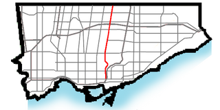 Bayview Avenue Major north-south route in the Greater Toronto Area of Ontario