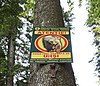 Bear warning sign