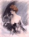 Sarah Bernhardt (1844-1923) by Giovanni Boldini , ca. 1880.