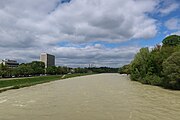 Blick auf die Isar von der Thalkirchner Brücke aus