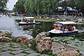 Boating on Changchun South Lake, China