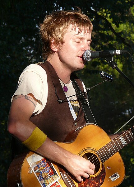 Kevin Mitchell performing as Bob Evans at WOMADelaide in Adelaide, March 2008.