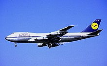 Uno dei Boeing 747-200 di Lufthansa Cargo.