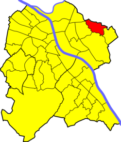 Location of Holzlar in Bonn Bonn-Holzlar.png