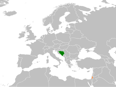 ความสัมพันธ์บอสเนียและเฮอร์เซโกวีนา–ปาเลสไตน์