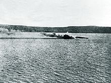 Bouvet sinking. Bouvet capsizing March 18 1915.jpg