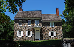 Proctor's artillery lunette was not far from Washington's headquarters at Brandywine. Brandywine Battlefield Washington Headquarters.jpg