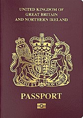 British Citizen passport issued between 30 March 2019 and early 2020 (non-EU design issued to all British nationals including British Citizens)