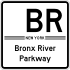 Marqueur de la promenade de la rivière Bronx