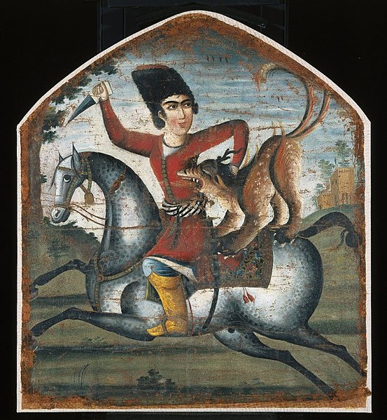 File:Brooklyn Museum - Hunter on Horseback Attacked by a Mythical Beast.jpg