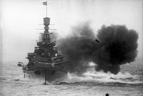 Repulse firing in 1929