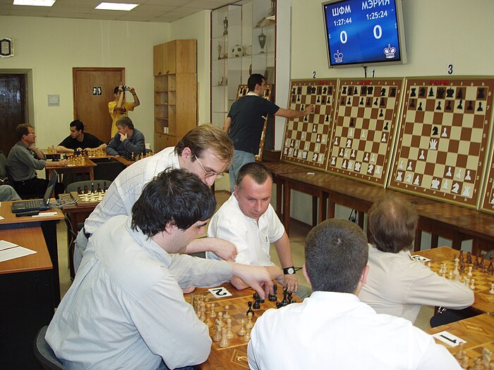 Photo 1. A Business Chess session in progress