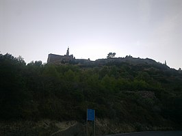 Vista del Castillo de Vespella