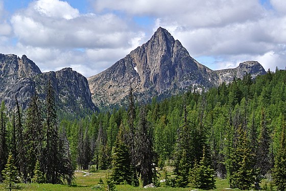 Cathedral Peak from Apex Pass Cathedral Peak from Apex Pass.jpg