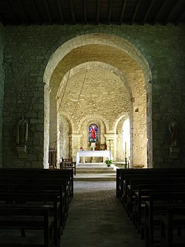 Chœur de l'église Saint-Médard, à Romigny.JPG