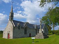 Vue d'ensemble de la chapelle Notre-Dame de Ponthouar.