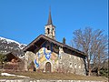 La Chapelle de Mussillon Notre-Dame-des-Neiges à Méribel, au cœur du domaine des Trois-Vallées en Savoie.