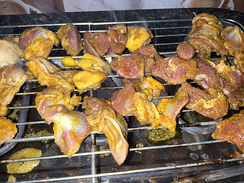 File:Chicken and Mutton meat.jpg