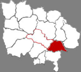 Contea di Fushan – Mappa