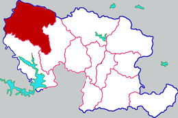 Contea di Xixia – Mappa