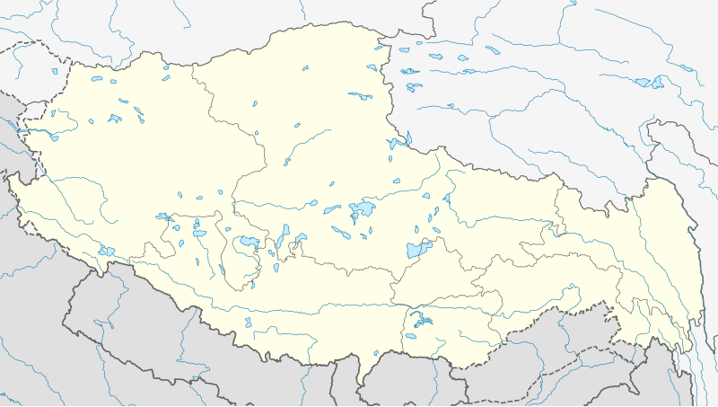 Location map/data/China Tibet is located in Tibet