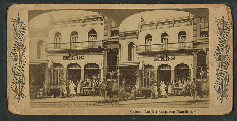 File:Chinese butcher shop, San Francisco, Cal, from Robert N. Dennis collection of stereoscopic views.jpg