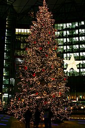 Christmas tree in Berlin, Germany Christmas tree on the Potsdamer Platz (Sony Center) in Berlin, Germany.jpg