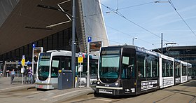 Illustrasjonsbilde av trikkeområdet i Rotterdam