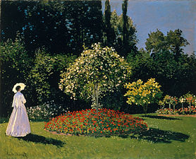 Impressionism: Woman in the Garden by Claude Monet (1867)