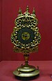 銅製の帽子掛時計（清時代）