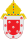 Coat of arms of the Archdiocese of Santiago de los Caballeros.svg